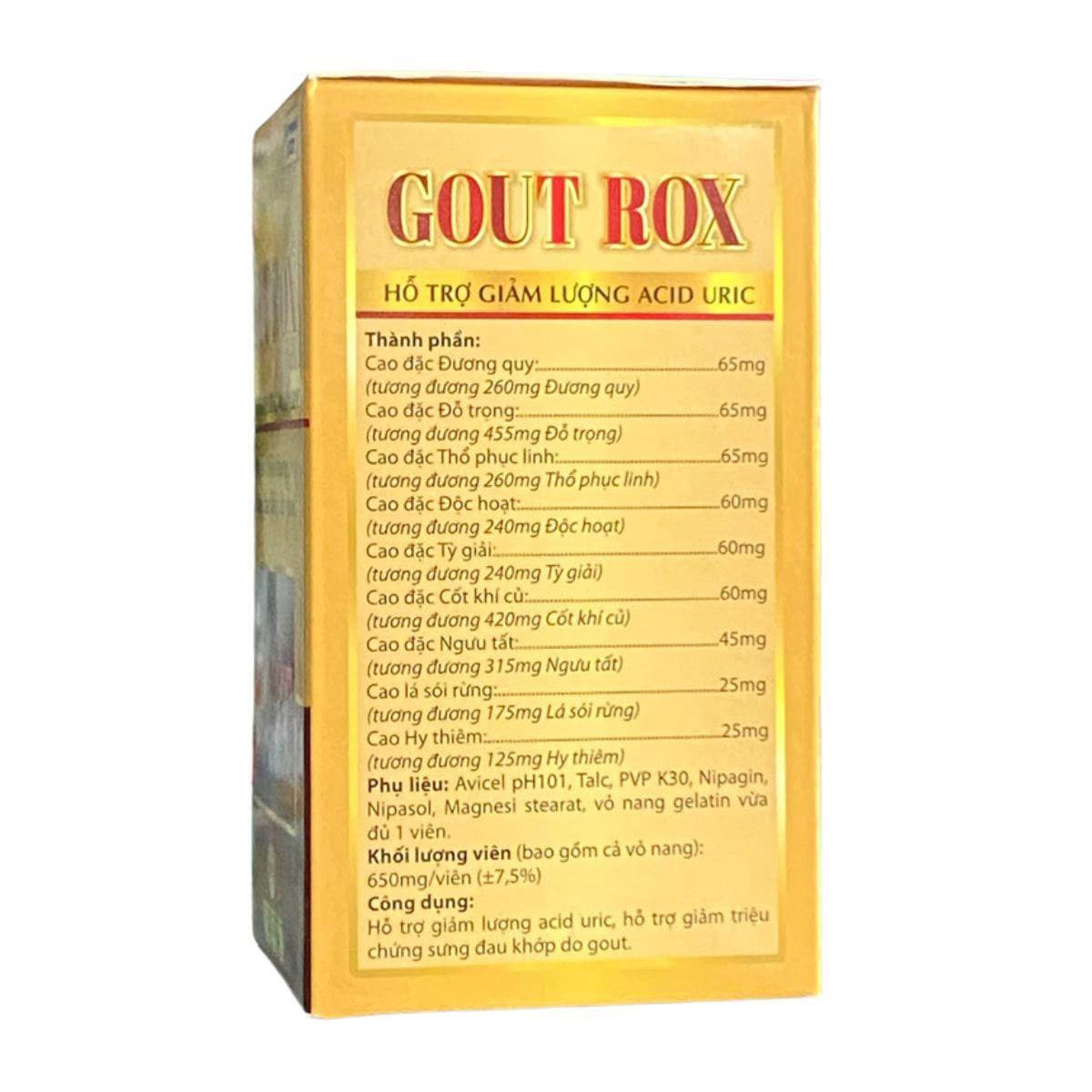 Gout Rox Tp Gout Rox Tp